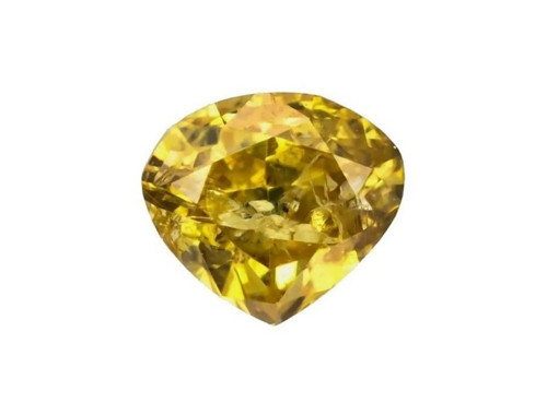 Vzácný Fancy Vivid Yellow diamant 0,26 / I1/ IGI