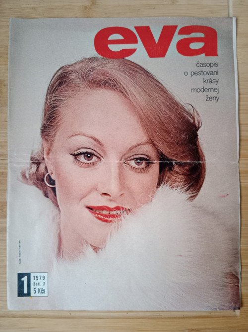 Časopis Eva - účesy, líčení 1/1979