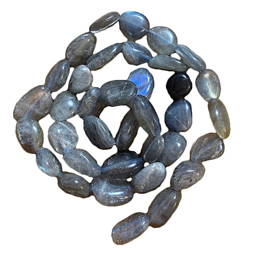 Labradorit, 8-11 mm (38 ks)