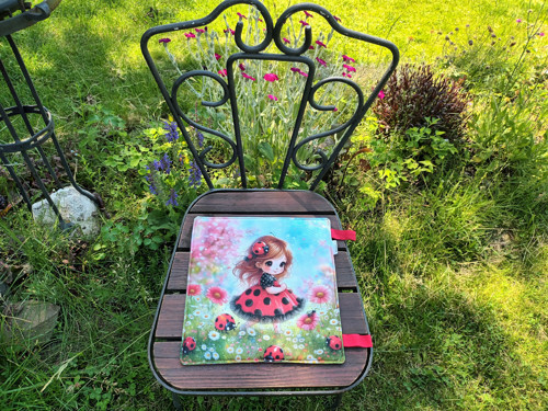 Cestovní dětský podsedák beruška 29x29