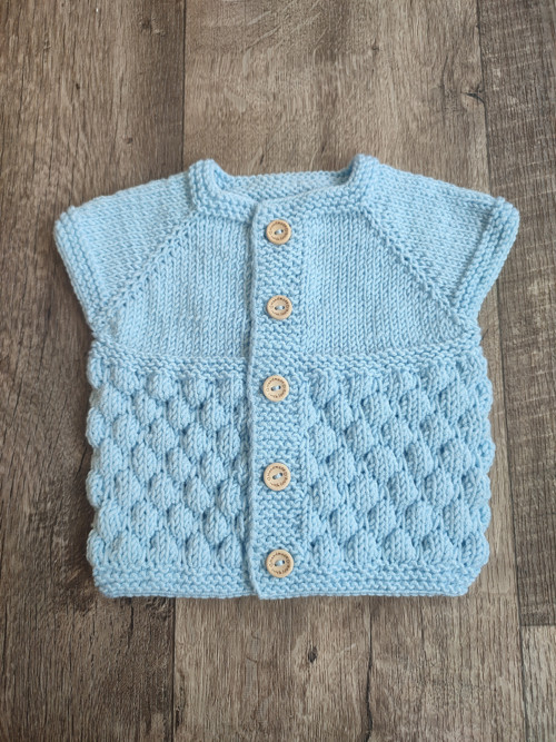 Dětská pletená vesta 62, 0-3 m