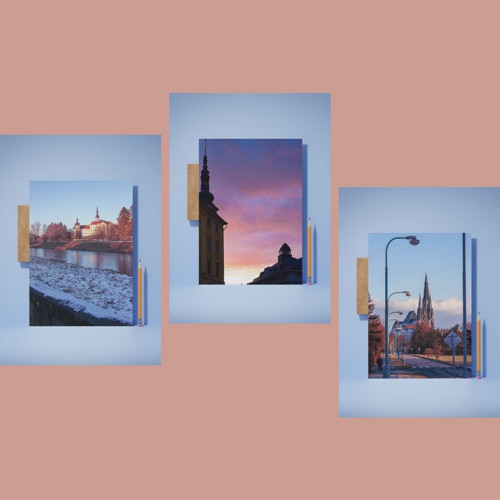 Výhodný set 3 ks autorských pohlednic Olomouce