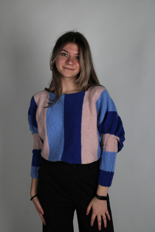 Pletený Crop top