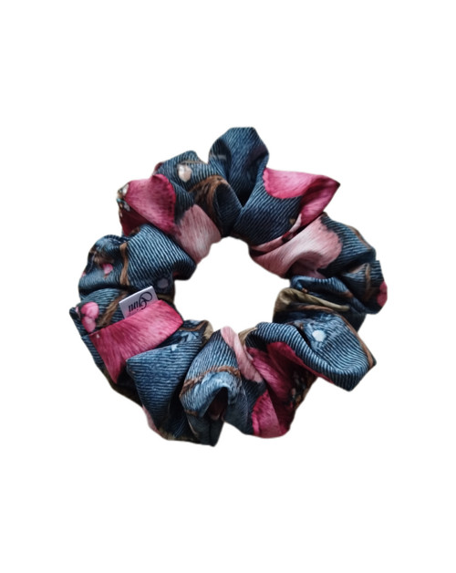 HEDVÁBNÁ Gumička M- DENIM ROSE