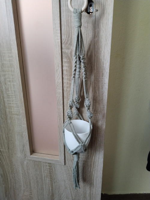 Macrame zaves na kvetinu 4