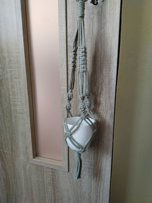 Macrame zaves na kvetinu 5