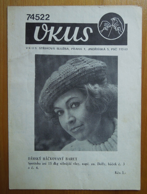 Návod na dámský háčkovaný baret