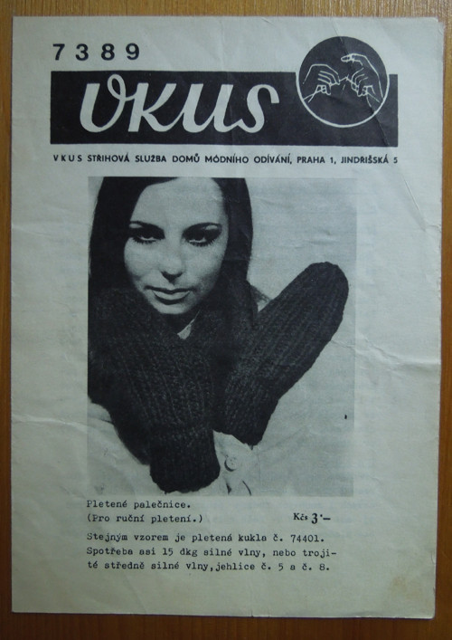 Návod na pletené rukavice, palčáky