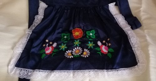 Zástěrka, zástěra ke kroji. Folklor. — foto 1