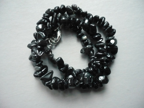 Zlomky 45 cm - onyx kočičí oko