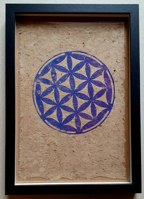 POSVÁTNÁ GEOMETRIE - grafika v rámu