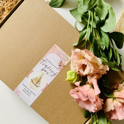 DIY box - kruhová dekorace v boho stylu