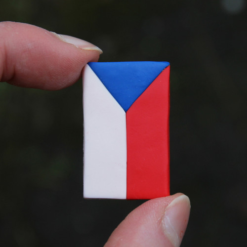 Česká vlajka brož