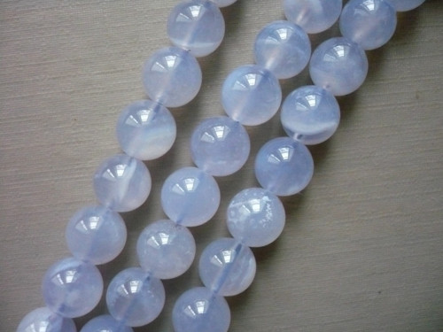 Vrt. korálky 8 mm - chalcedon, 1 ks