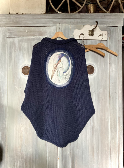 "Volání…", zavinovací svetrový cardigan/ 2 barvy