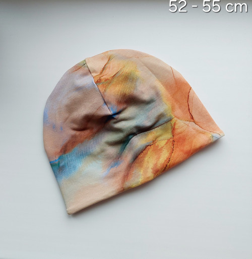 Barevná čepička 52 - 55 cm