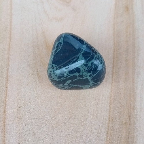 Obsidián pavoučí, tromlovaný č. 15 — foto 1