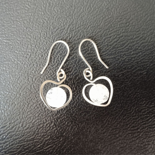 Křišťálová srdéčka - amulet — foto 1