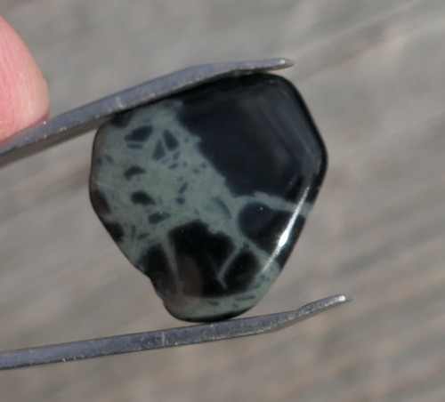 Obsidián pavoučí (18 mm) V2413 — foto 1