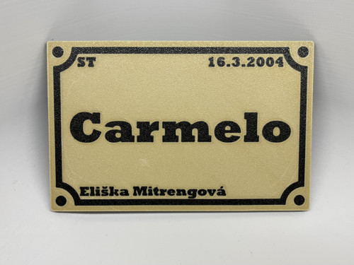 Cedulka box