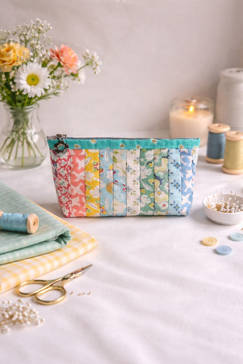 Patchwork taštička Louka
