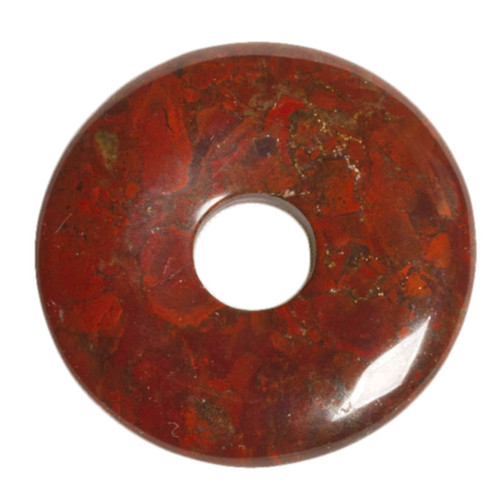 Jaspis brekcie-donut, 30 mm