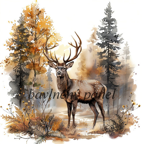 Bavlněný panel MYSL 18