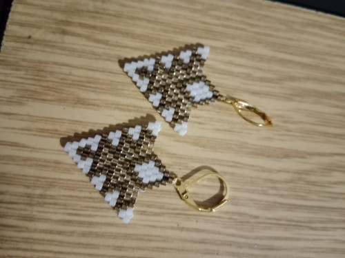 Náušnice pyramida — foto 1