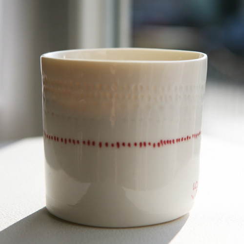 Pohár Bílý - porcelán — foto 1