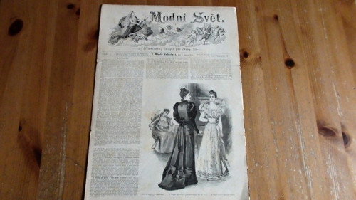 Módní svět 1. února 1893 390 Kč mínus 100 Kč