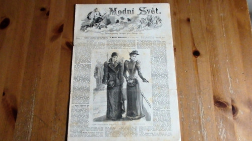 Módní svět 18. ledna 1892 390 Kč mínus 100 Kč