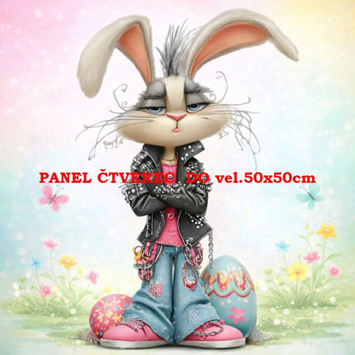 Bavlněný panel 10x10 cm - skladem — foto 1