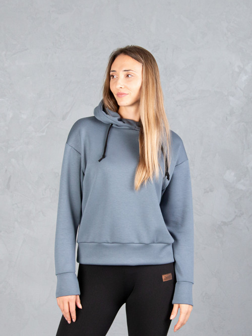 Drexiss dámská mikina CALM STEEL BLUE