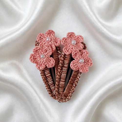 Háčkované sponky - 6 cm