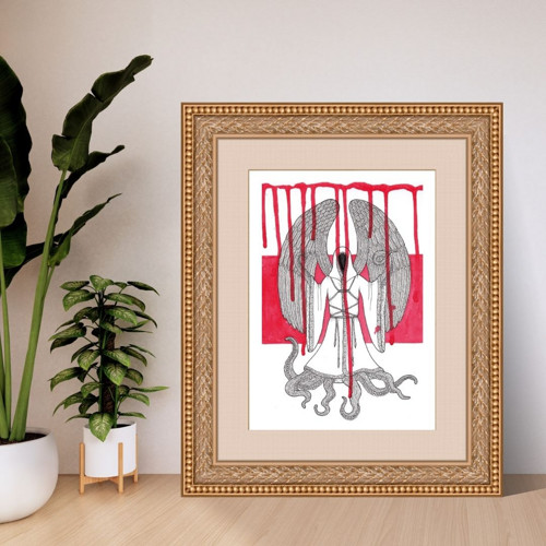 Angel of Not Enough (signovaný tisk A4)