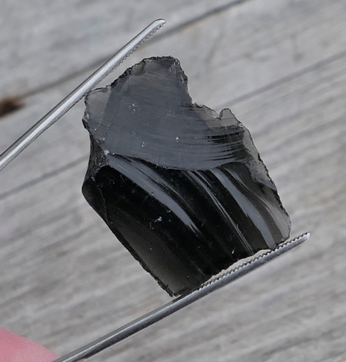 Surový obsidián černý V2458 — foto 1