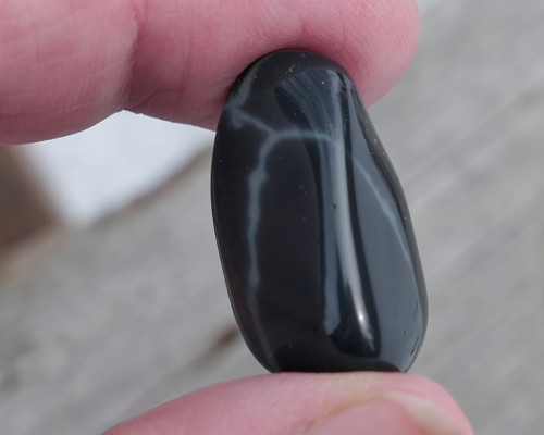 Obsidián pavoučí (27 mm) V2468 — foto 1