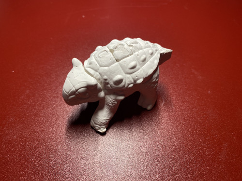 Sádrový odlitek - dinosaurus Ankylosaurus