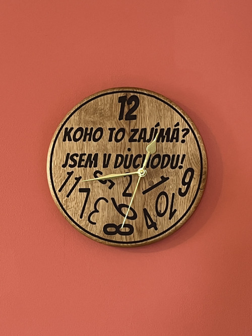 Nástěnné hodiny Důchod — foto 1