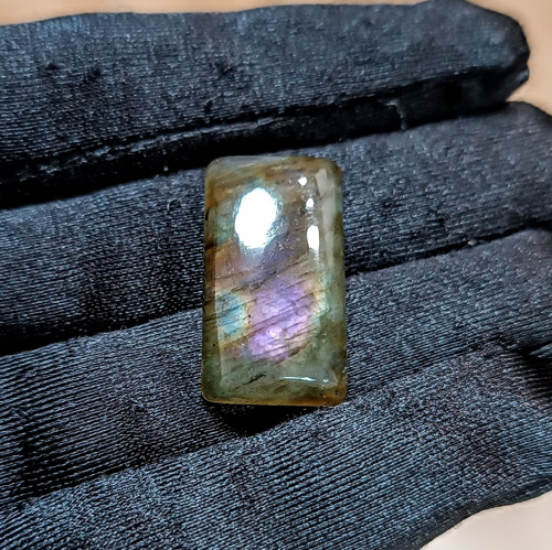 Labradorit, ID M5526, 25x13 mm - výprodej