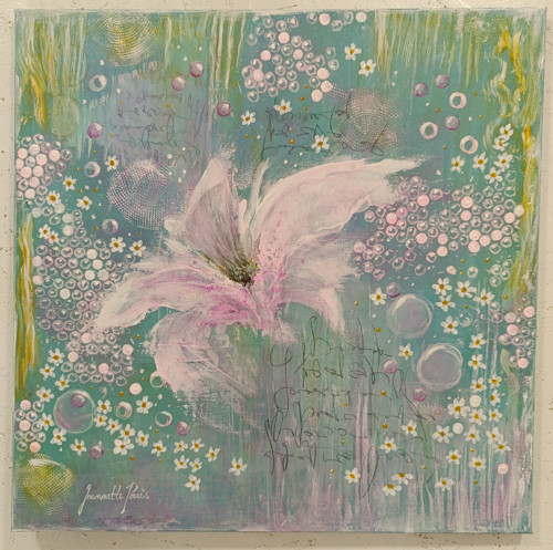 390. Zahradní slavnost, 50x50 cm