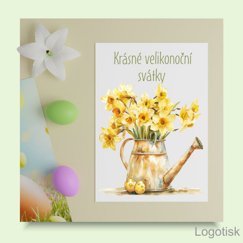 Velikonoční přání NARCISY