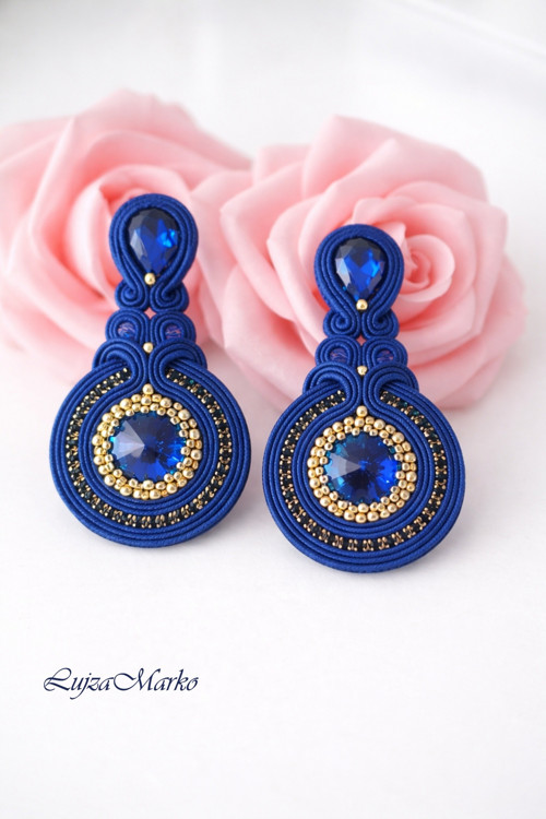 Jelena soutache / sutaš náušnice