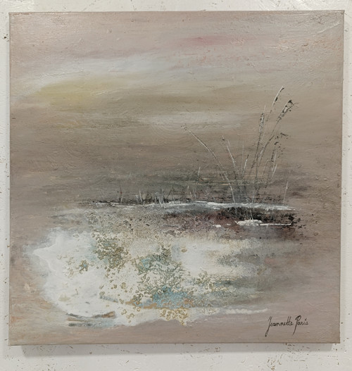 395. Když sníh taje, rozměry 50x50 cm