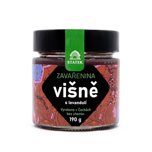 Višňová zavařenina s levandulí 190 g