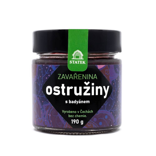 Ostružinová zavařenina s badyánem 190 g