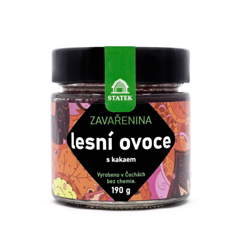Zavařenina z lesního ovoce s kakaem 190 g