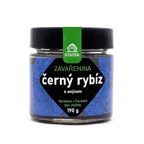 Černorybízová zavařenina s anýzem 190 g