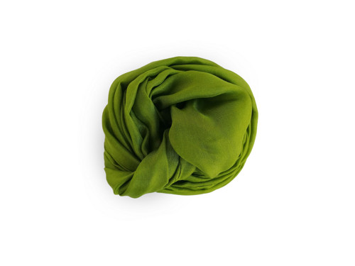 Gold green" hedvábná šála, 150x40 cm