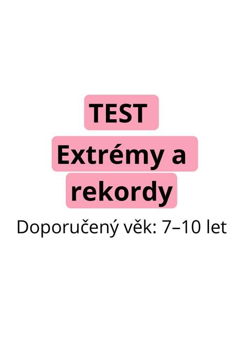 TEST - Extrémy a rekordy (PDF) — foto 1
